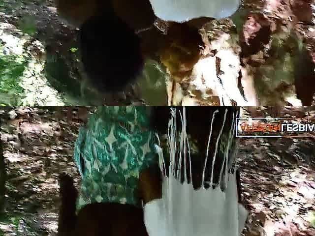 Amateur Ebony Lesbos Exploring Outdoors & Making Out To Explosive Climax