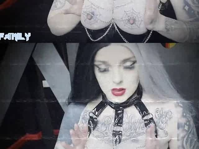 Gothic Slut Maddison Ink Sucks Strangers Cock In Glory Hole!