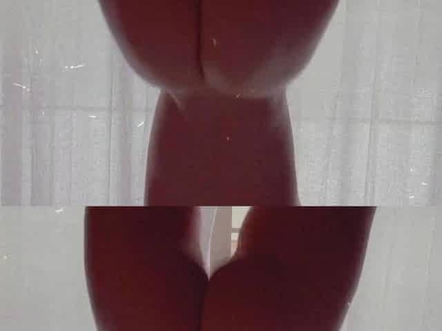 Amateur striptease and Solo masturbation