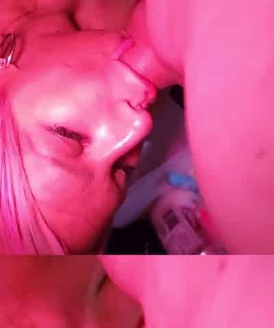 Daddy's Cumming Huge Load All Over My Titties in the Closet