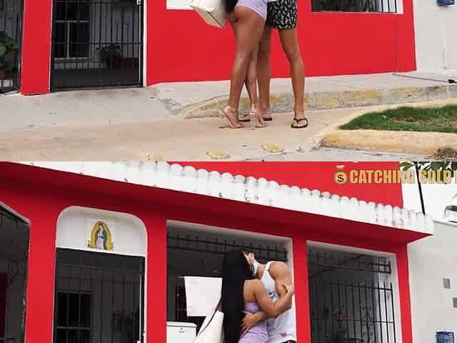Hawt Latin babe Hottie Gets Kissed On The Street Then Banged