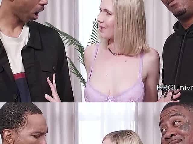 Blond mother I'd like to fuck double penetration By two Ebony Boyfriends Previous to Spouse Gets Back