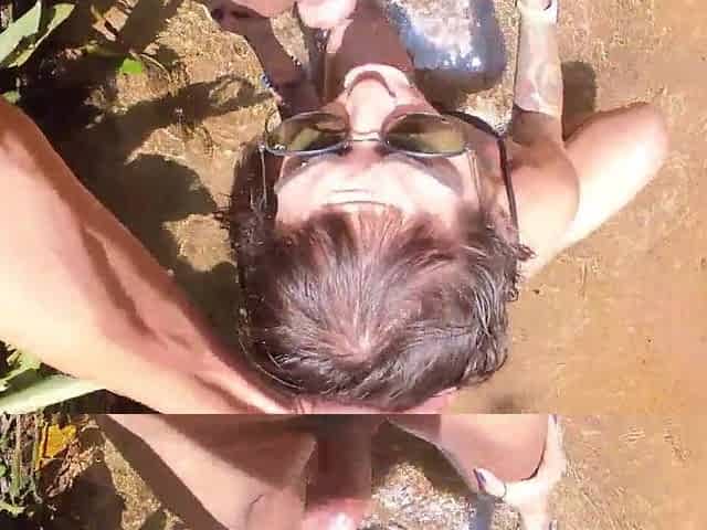 Hiking with Nikatsu ends up with a wild anal screw