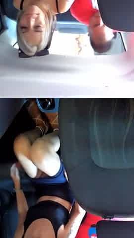 I screw my ally in the car on the way home