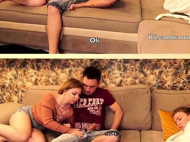 My first Threesome! Only I fucked her while she was close