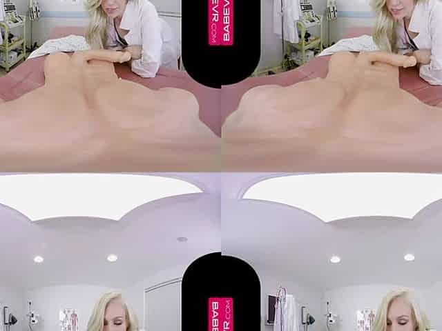 Lyra Law, Virtual Reality And Vr Porn In Hot Blonde Doctor Takes Care Of Viagra Effect
