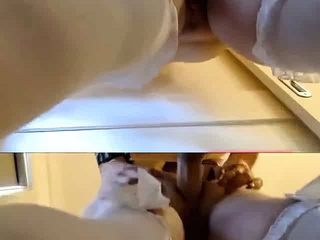 Anal Destruction in the Air - French Amateur Style