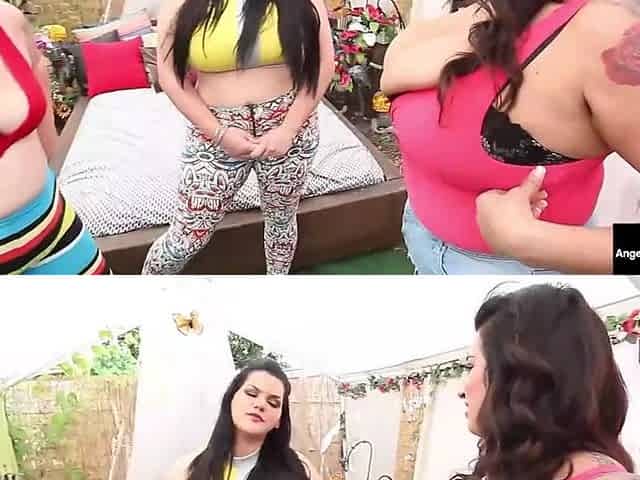 Angelina Castro Vanessa London and Sofia Rose Dildo Drill
