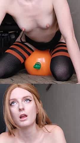 Inflatable Pumpkin Humping
