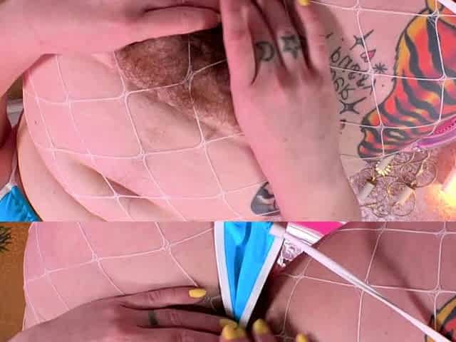 Hairy Plumper Adora Bell Loves Masturbating