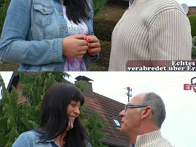 German granddad screws a housewife next door from the street