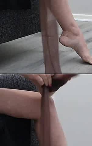 Barefoot and Nylon Stockings