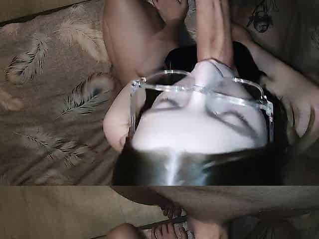 cute schoolgirl was distracted from her studies, for this that babe got cum on her boobs