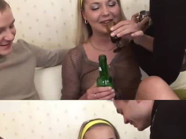 Drunk Russian Gangbang 2