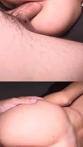 Cum inside my booty