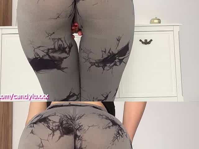 Fresh leggings Try On Haul ! large Ass