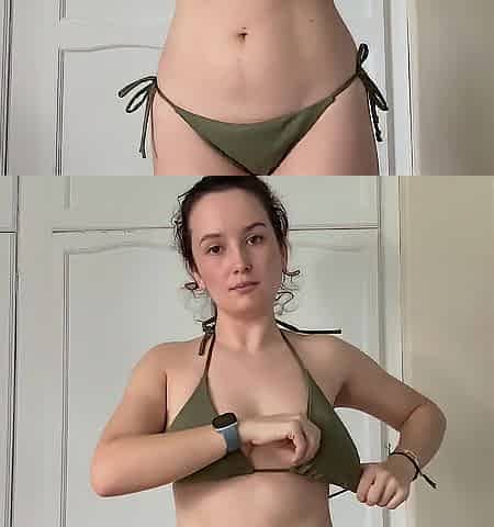 Large Titties Girlfriend Horny Try Haul.. Petite String Bikinis