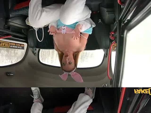 Chloe Foster, Kai Taylor And Liza Del Sierra - A Shameless Chick With Big Tits Gets Ass-fucked In The Taxi