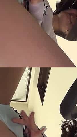 You Can See Her Pussy Clearly! Pussy Juice Masturbation Through Thin Panties Vol. 3