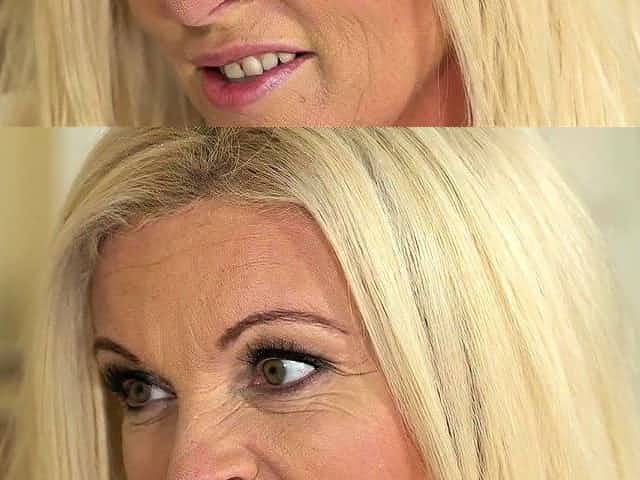 Mature granny sucks dick