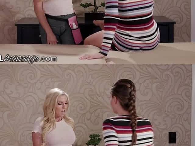 ALL ANGEL MASSAGE - Nearly Caught at the Spa With Lana Rhoades FULL SCENE