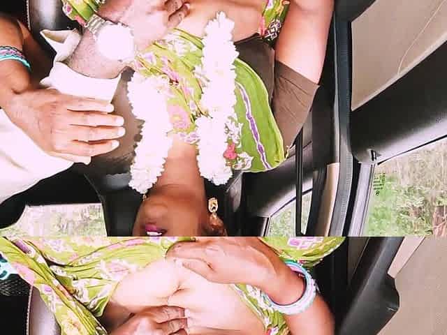Telugu Step Mom Car Sex with Step Son