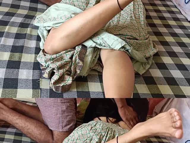 Quick Anal Fuck of Maasi Girl When Both Were Alone at Home