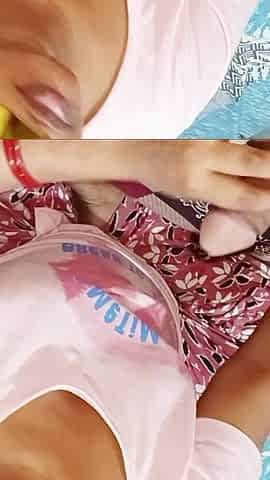 Indian Chubby Bhabhi Sucked the Dick and Got Her Pussy Filled with Cream