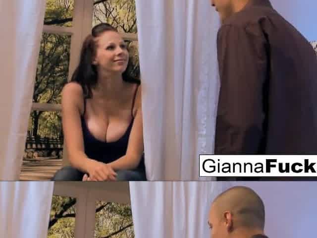 Gianna and her large natural titties love to get banged!