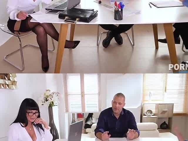 Belgian secretary double penetrated in the office - Valentina ricci