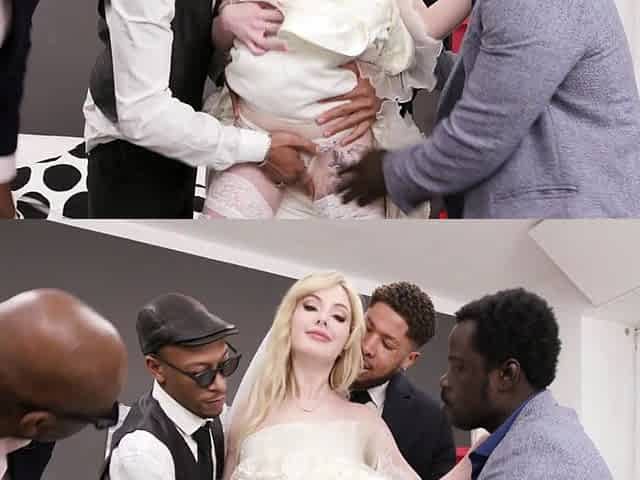 Blonde Bride Baby Kxtten IR Wet Gangbang
