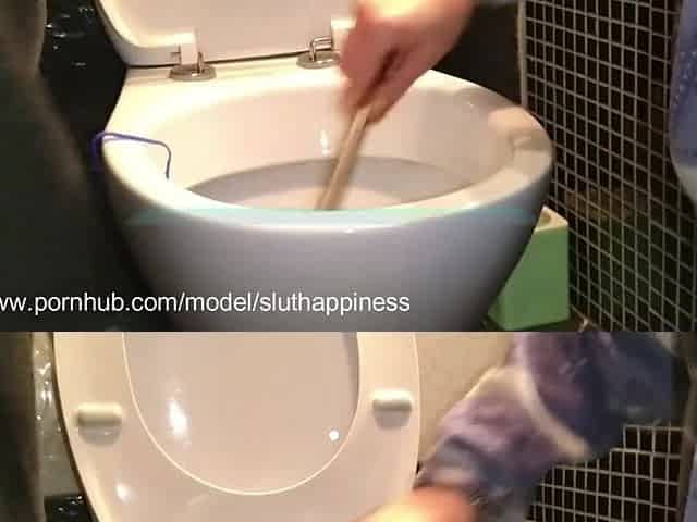Human toilet slut