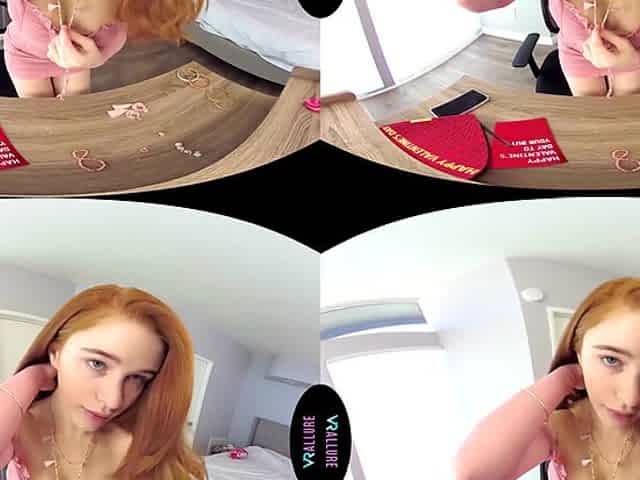 He Ditched Me On Valentine's Day! - Big Tits Redhead Amateur