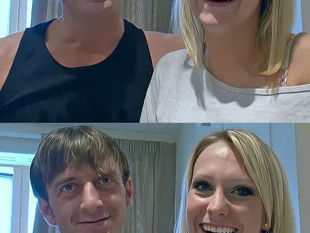 Kelly and Pascal - the First Time at Real Couples