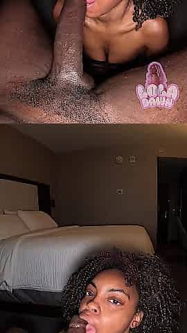 4'10 Tiny Black bitch screws her bestfriend boyfriend