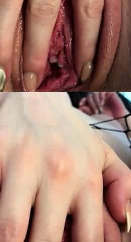 Cute curly brunette solo webcam masturbation