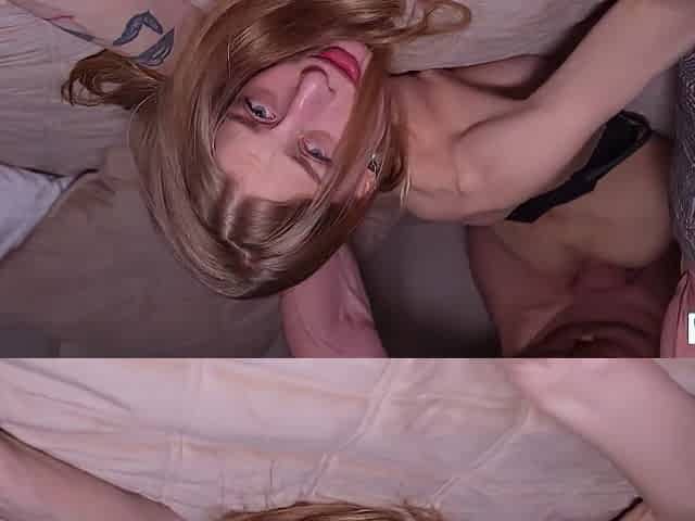 Petite Girl Rolls Her Eyes In Orgasm