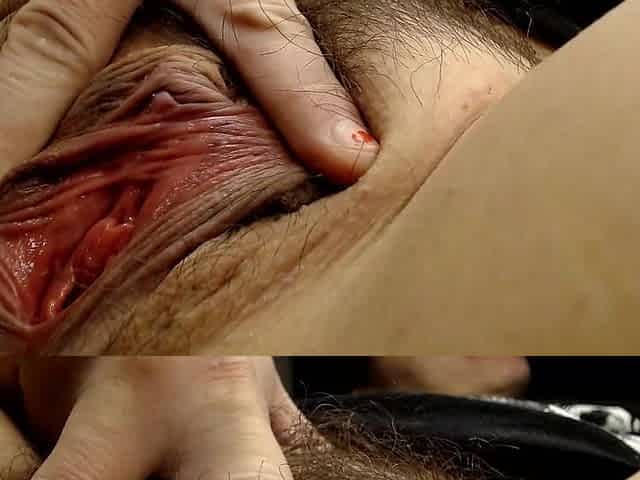 Big Sexy Pussy Lips Playing Huge Labia Closeup