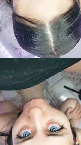Dherlydoll takes all my knob in her throat and then swallows my hawt cum