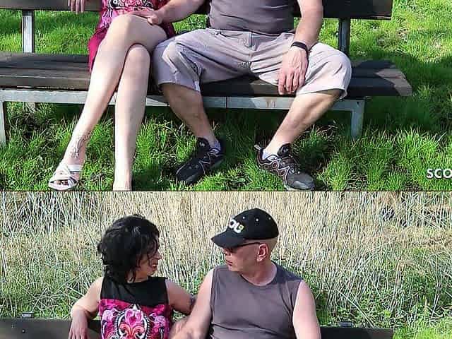 Cuckold See his German Wife Screw Stranger and eat Jizz