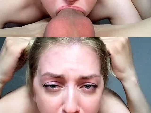 Big-Cock Lover Takes a Huge Load Down Her Throat
