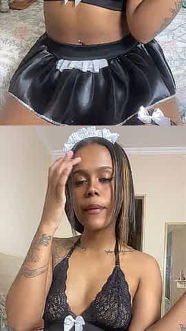 Nasty Maid Takes a Smoke Break