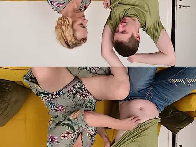 60yo Gilf Aliona Gets Caught Masturbating P1