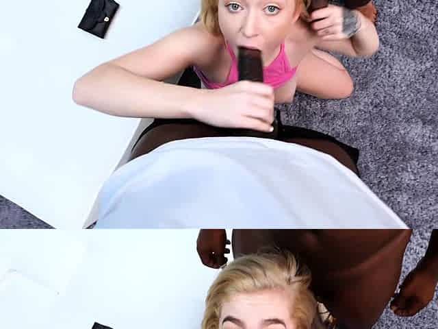 Ultra hot blonds blowjob and handjob