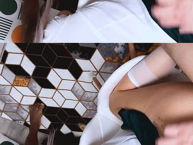 Teen Destroyed by Black and White Cock