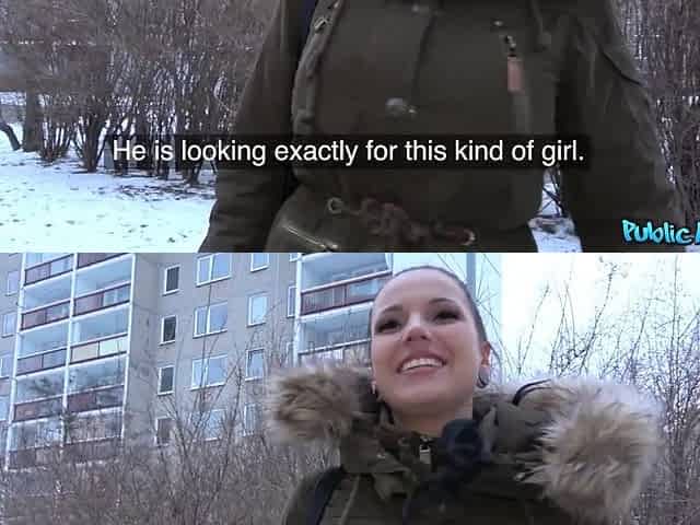 Real hard sex in a public WC - Public Agent