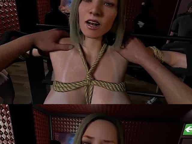 Double Penetration with Sex toy In SADOMASOCHISM Servitude Sex