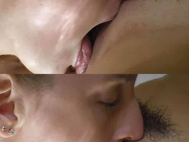 Horny babes enjoy cunnilingus and rimming in the bath