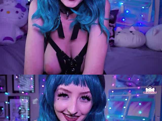 BLUE HAIR FLOOZY social distancing JOI and Cum Countdown