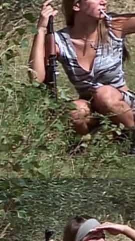 Fabulous milf is getting banged outdoor